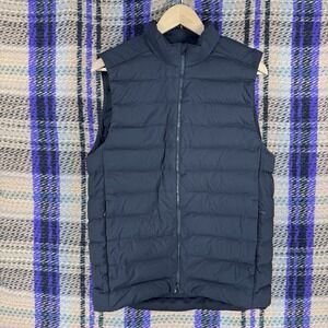 Lululemon Mens Navigation Down Vest Black Size Small 700 Fill Goose Down Puffer